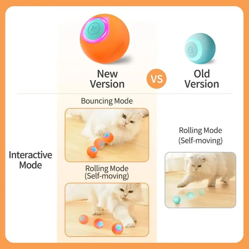 Interactive Cat Bouncing Ball