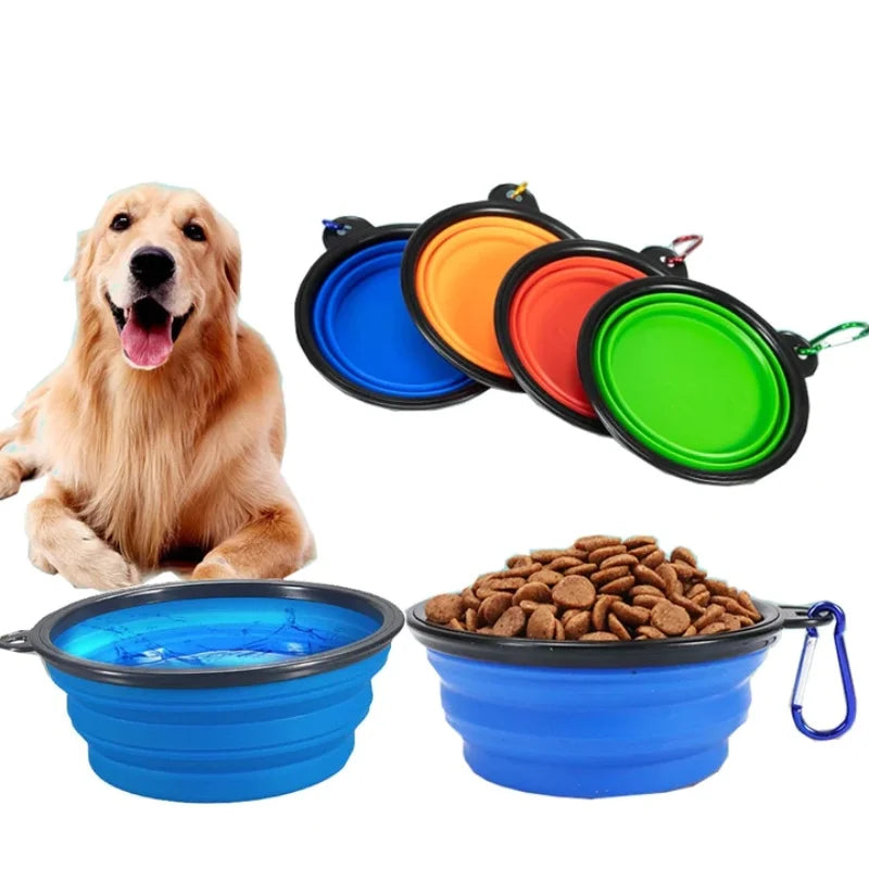 Folding Travel Pet Bowl Portable