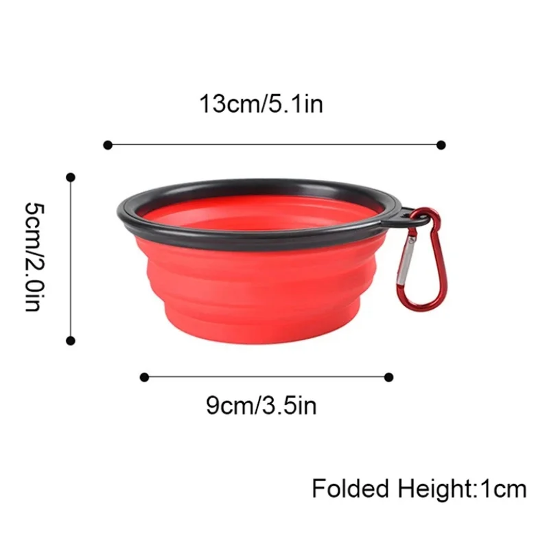 Folding Travel Pet Bowl Portable