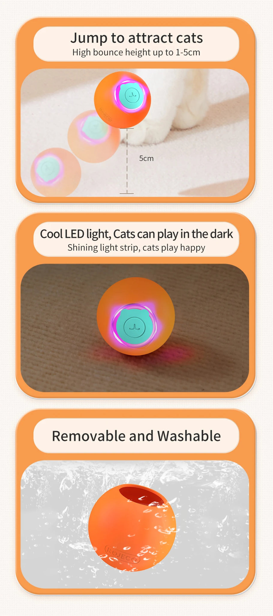 Interactive Cat Bouncing Ball