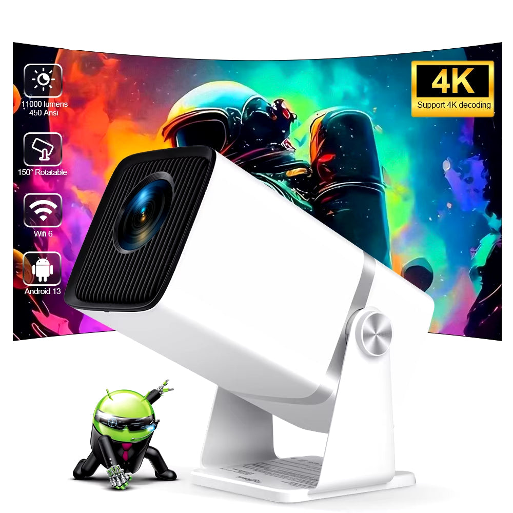 4K Full HD Projector FHD TD80W Android Wifi 3D Home Theater TD80 Portable Beam Projector Meeting Video Movie PK HY320